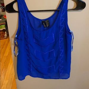 Blue tank top